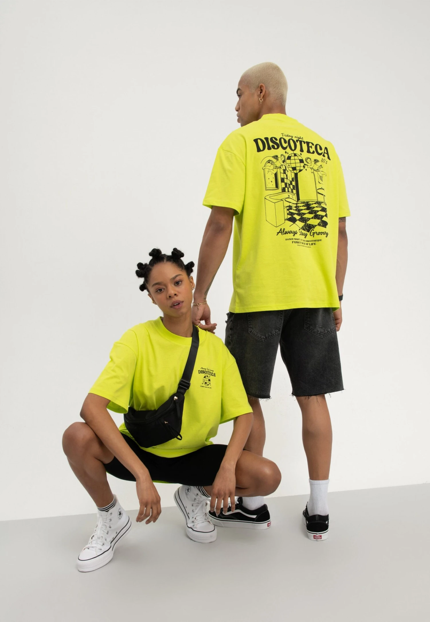 YOURTURN Unisex - T-Shirt Print - Light Green 5 YOURTURN Unisex - T-Shirt Print - Light Green - Afbeelding 3