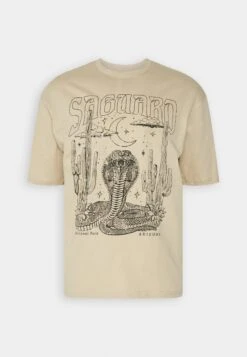 YOURTURN Unisex - T-Shirt Print - Tan -Yourturn Verkoopwinkel 0509e4a795f4496d822dbadc2f46e429