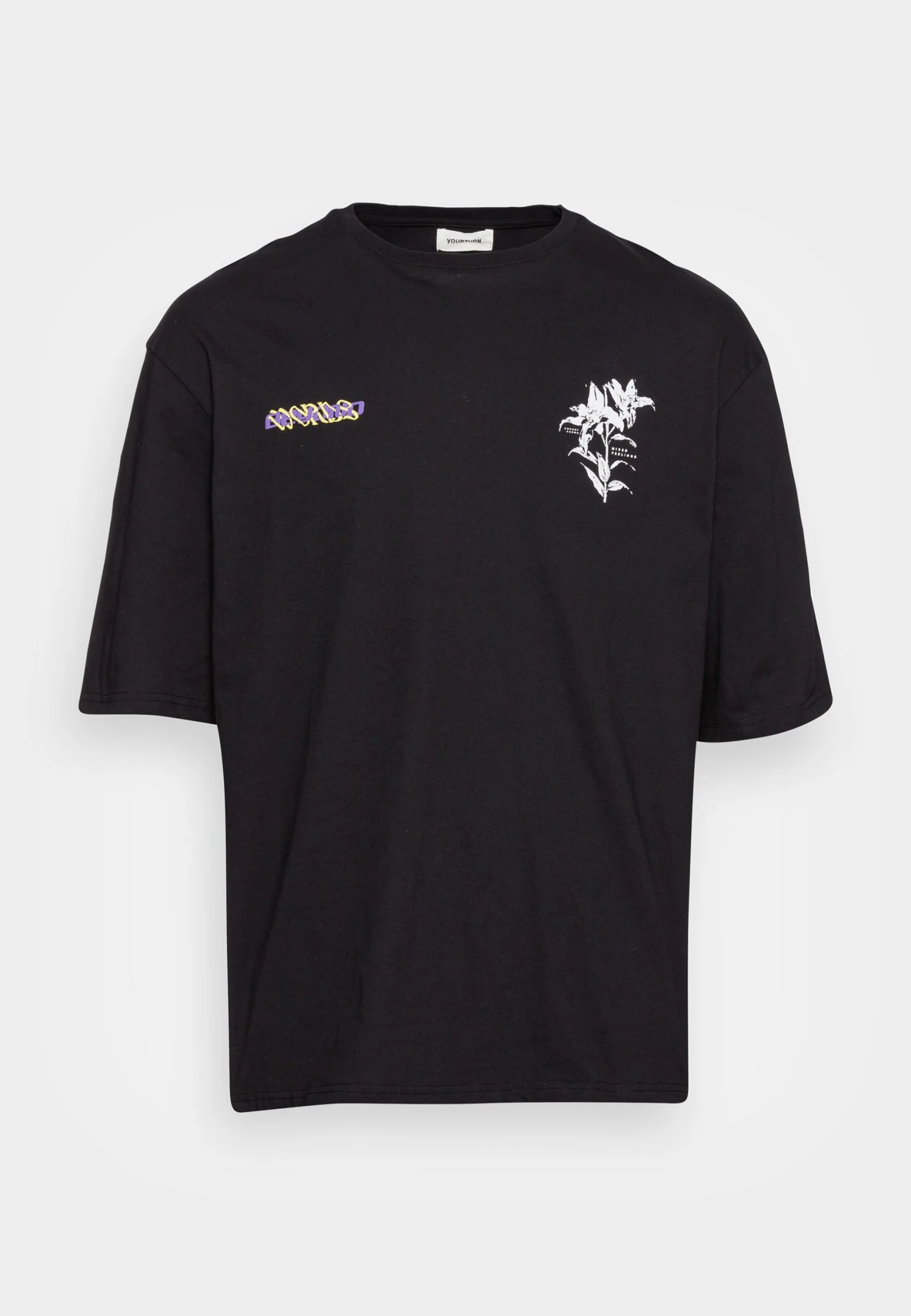 YOURTURN Graphic T-Shirt Beyond Unisex - T-Shirt Print - Black 6 YOURTURN Graphic T-Shirt Beyond Unisex - T-Shirt Print - Black - Afbeelding 4