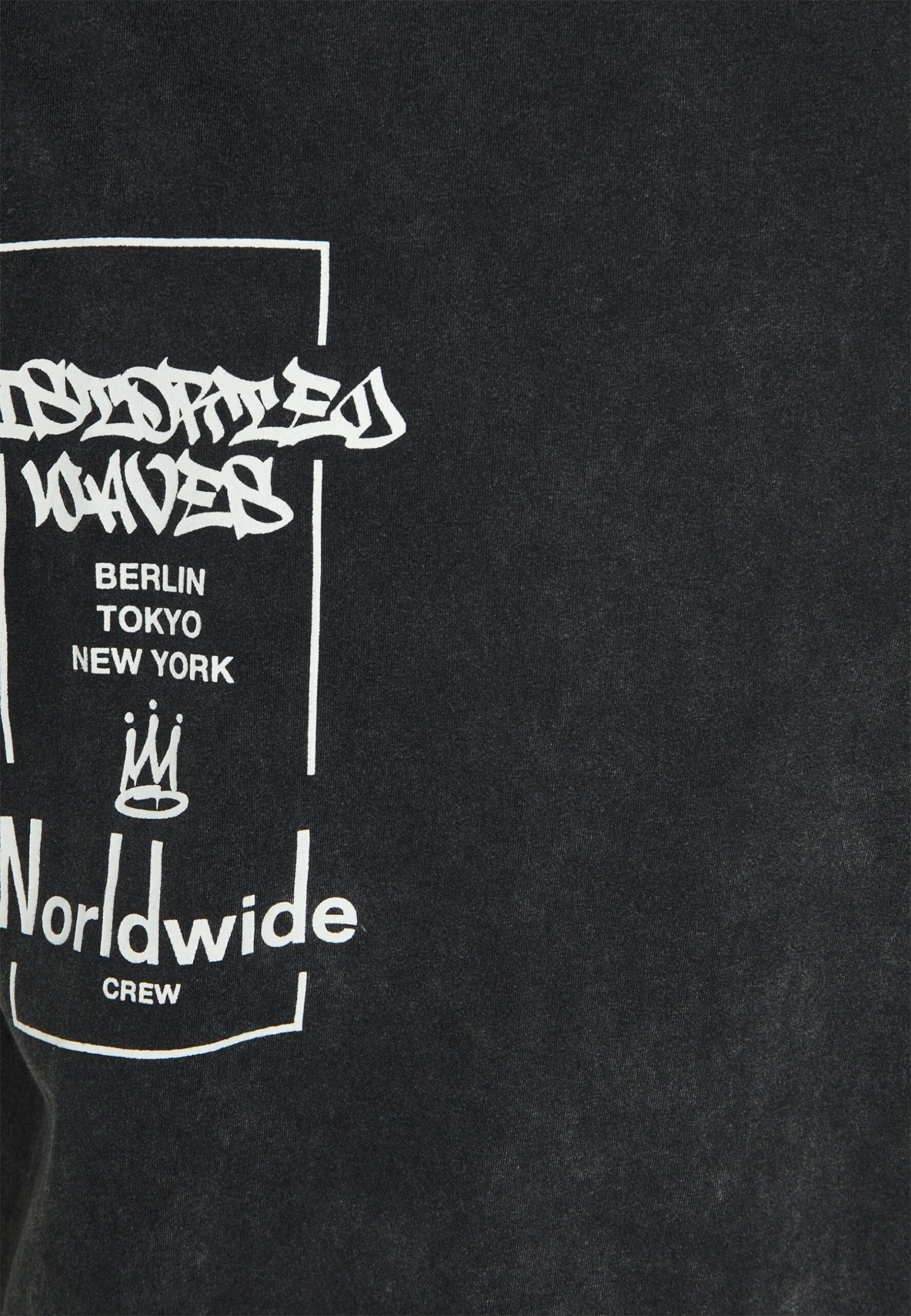 YOURTURN Print Wash Unisex - T-Shirt Print - Black 5 YOURTURN Print Wash Unisex - T-Shirt Print - Black - Afbeelding 3