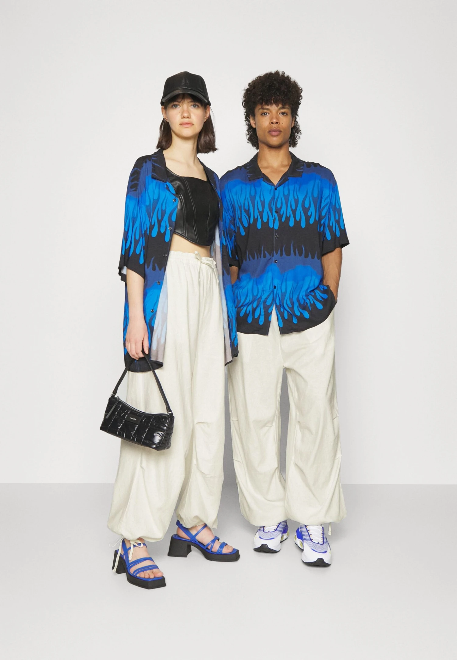 YOURTURN Genderless Parachute Unisex - Broek - White 4 YOURTURN Genderless Parachute Unisex - Broek - White - Afbeelding 2