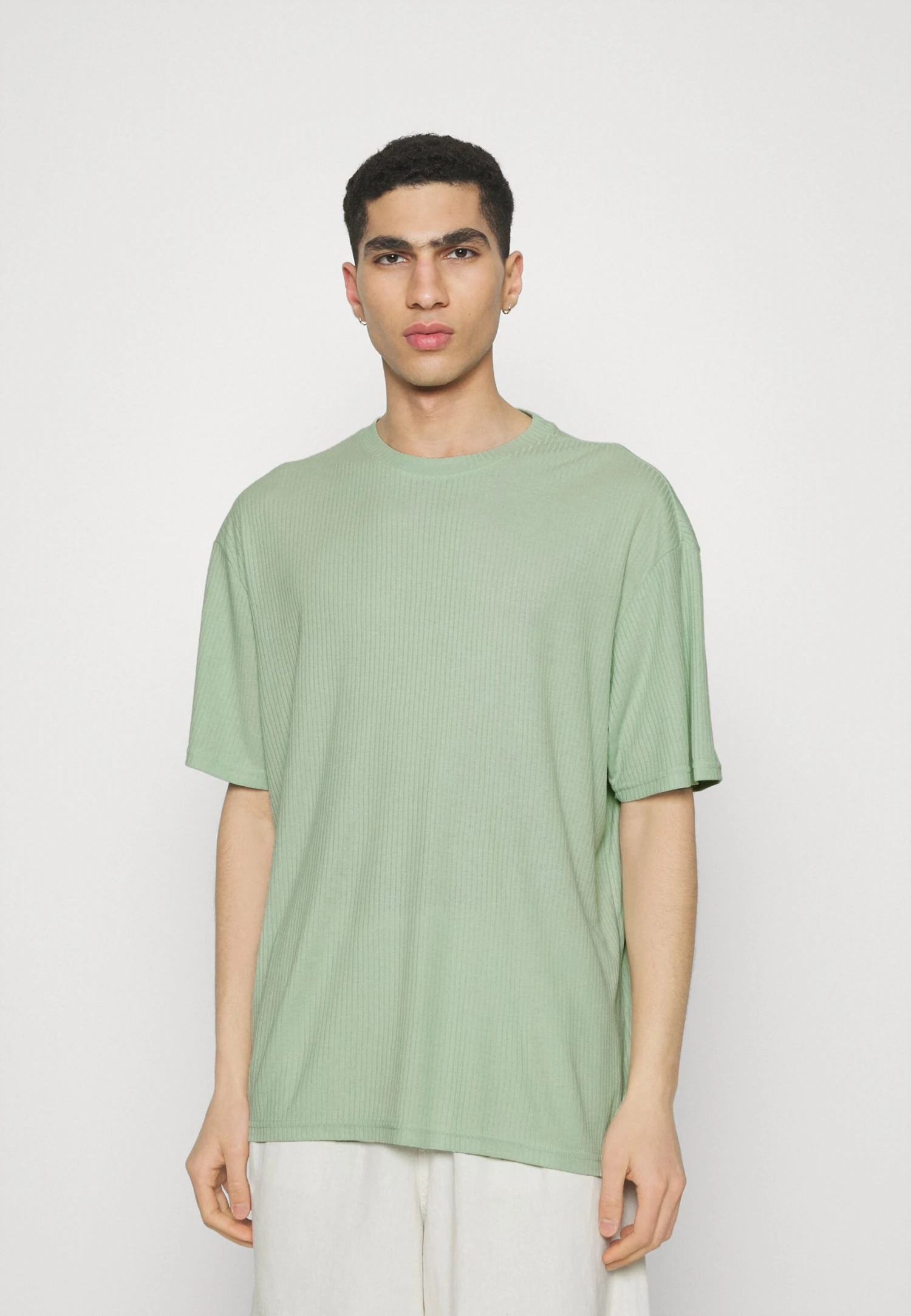 YOURTURN Unisex 2 Pack - T-Shirt Basic - Offwhite/Light Green 4 YOURTURN Unisex 2 Pack - T-Shirt Basic - Offwhite/Light Green - Afbeelding 2