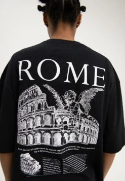 YOURTURN Rome Tee Unisex - T-Shirt Print - Black -Yourturn Verkoopwinkel 08118908e58b4a0da085e870dddd4421