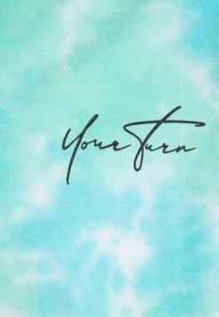 YOURTURN Unisex - T-Shirt Print - Blue/Green -Yourturn Verkoopwinkel 0866272279b540378a4472d05d57135d