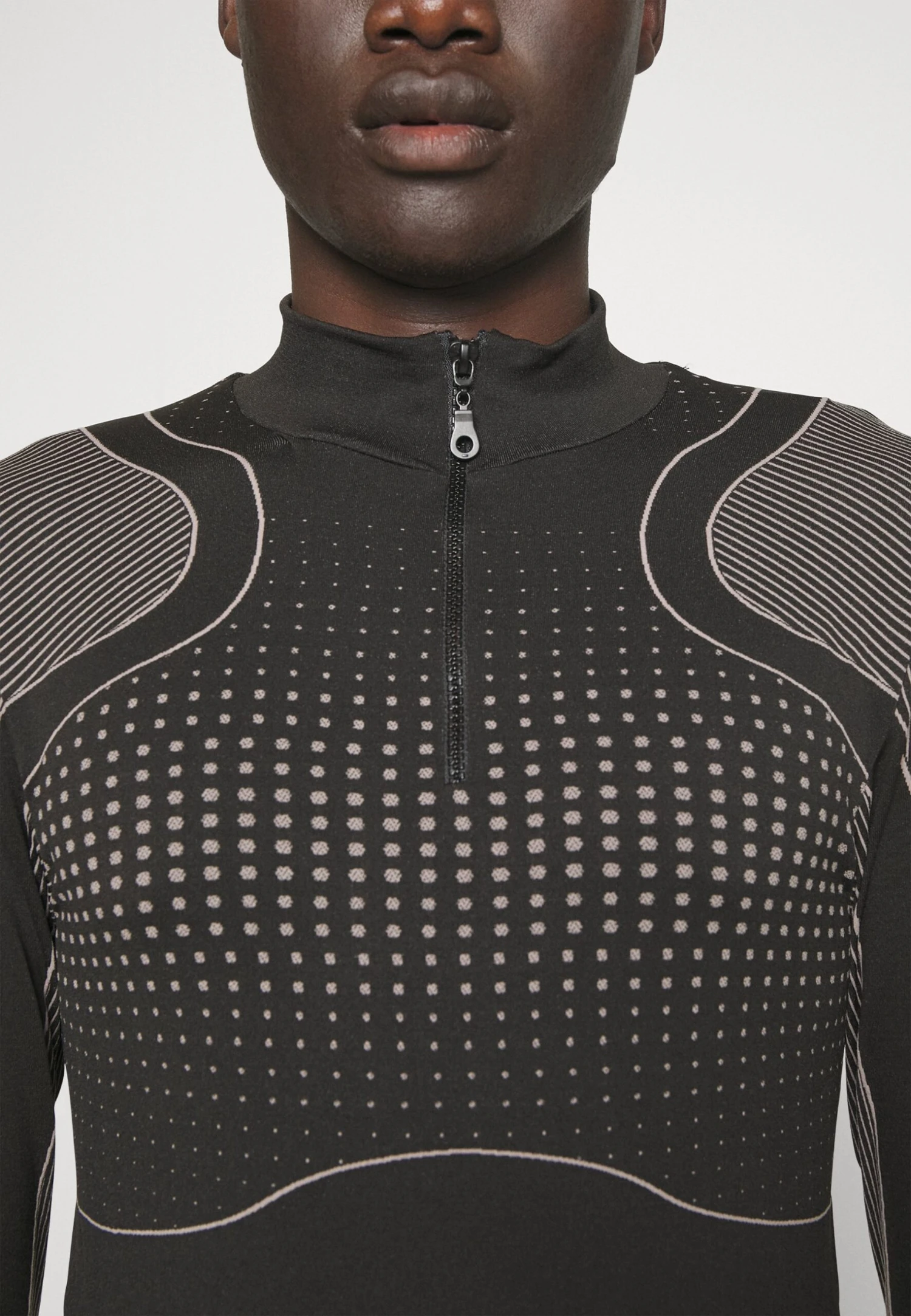 YOURTURN Jaquard Sports Unisex - Longsleeve - Black 8 YOURTURN Jaquard Sports Unisex - Longsleeve - Black - Afbeelding 6