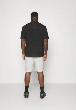 YOURTURN Plisse Shirt Unisex - Overhemd - Black -Yourturn Verkoopwinkel 2230b03af396473e8406d677531d1496