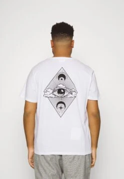YOURTURN Eye Moon Tee Unisex - T-Shirt Print - White