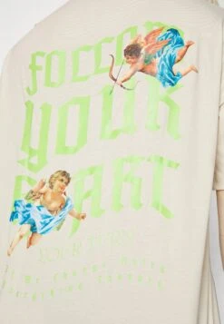 YOURTURN Unisex - T-Shirt Print - Beige -Yourturn Verkoopwinkel 2f9ccbadf23e42bb865ba59dce3ca7cd