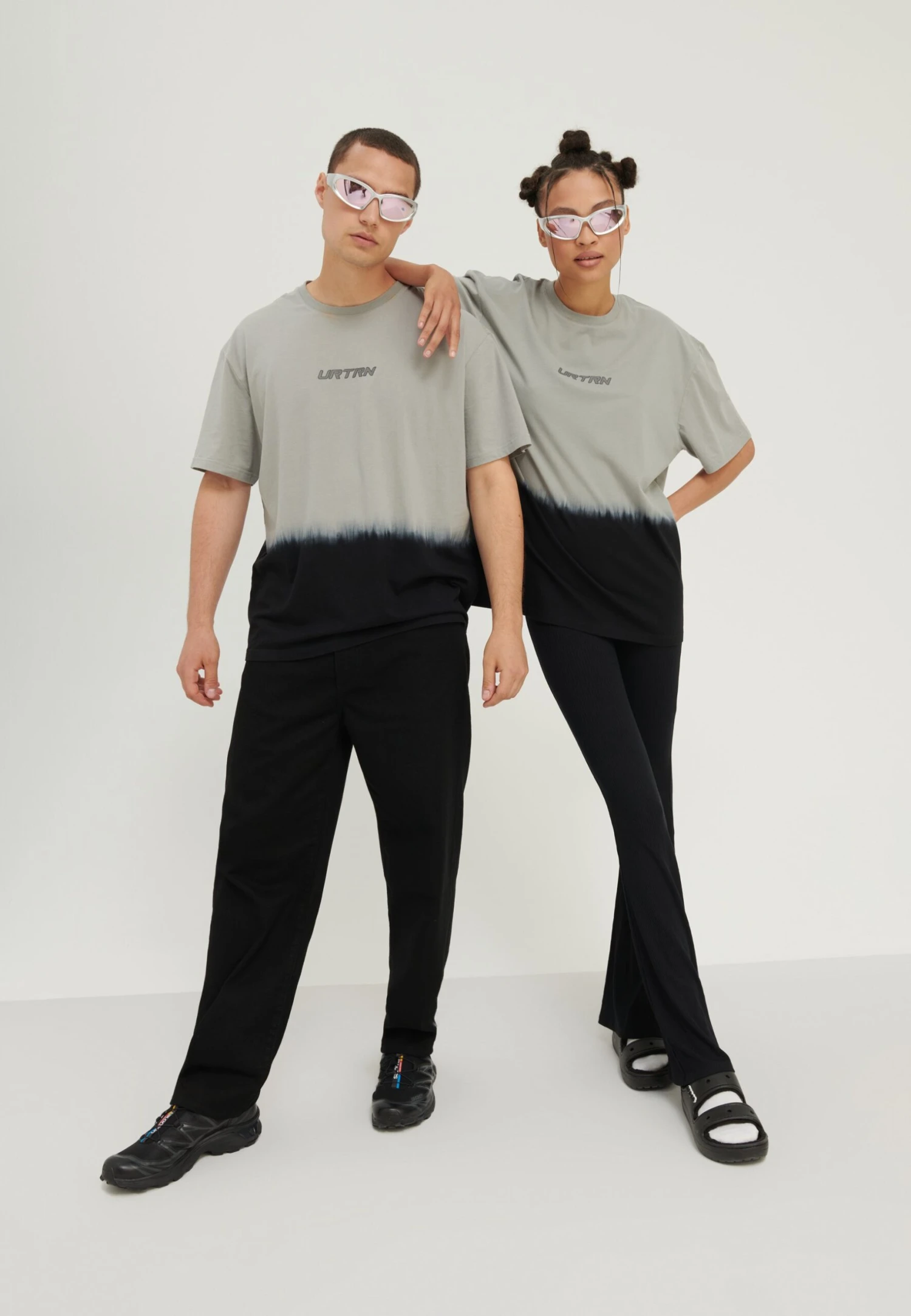 YOURTURN Unisex - T-Shirt Print - Grey 4 YOURTURN Unisex - T-Shirt Print - Grey - Afbeelding 2