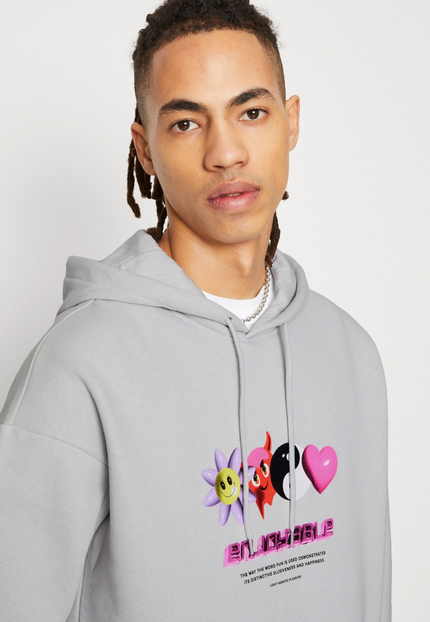 YOURTURN Unisex - Hoodie - Grey 6 YOURTURN Unisex - Hoodie - Grey - Afbeelding 4