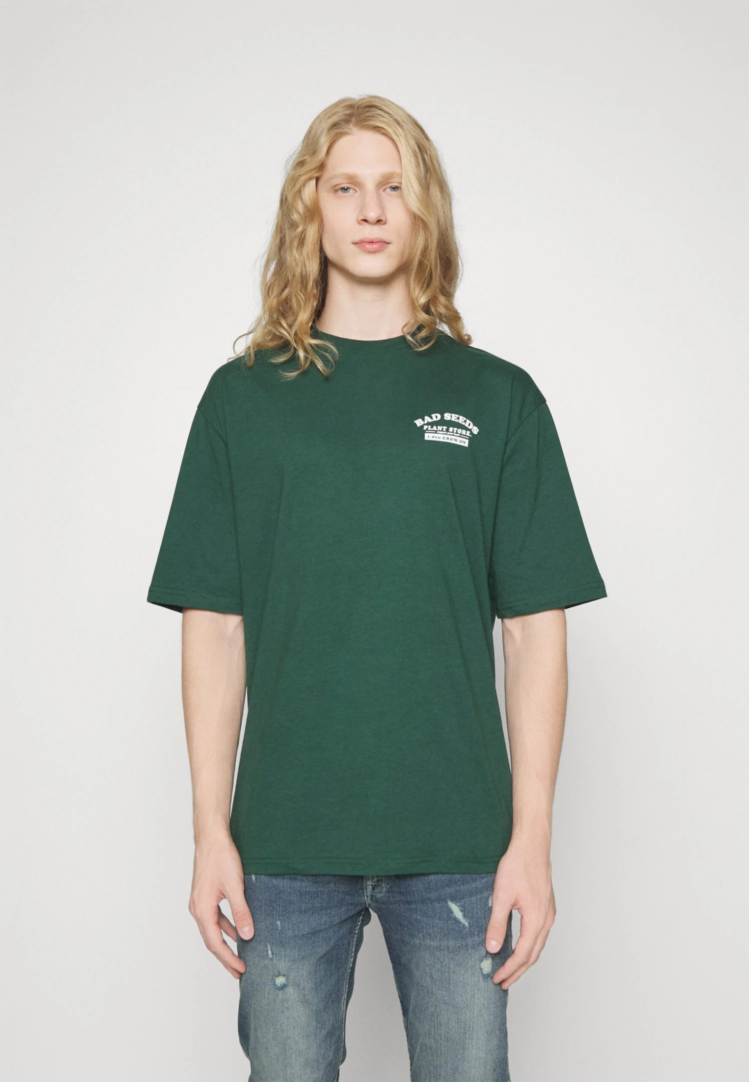 YOURTURN Unisex - T-Shirt Print - Dark Green 5 YOURTURN Unisex - T-Shirt Print - Dark Green - Afbeelding 3