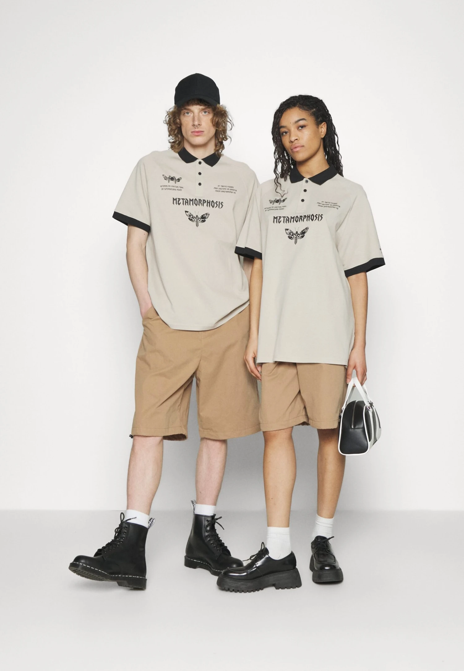 YOURTURN Genderless Parachute - Shorts - Brown 4 YOURTURN Genderless Parachute - Shorts - Brown - Afbeelding 2
