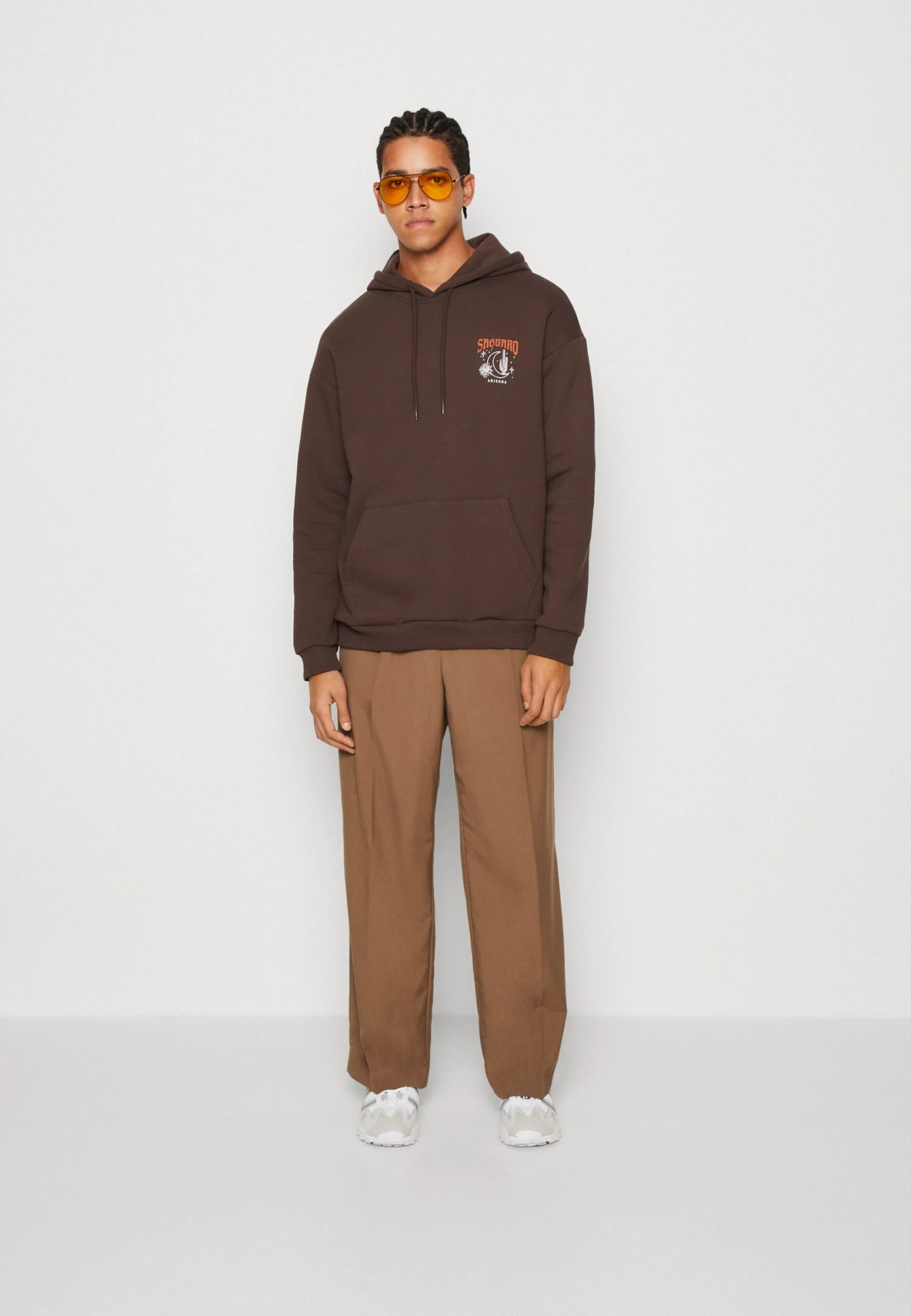 YOURTURN Unisex - Hoodie - Brown 4 YOURTURN Unisex - Hoodie - Brown - Afbeelding 2