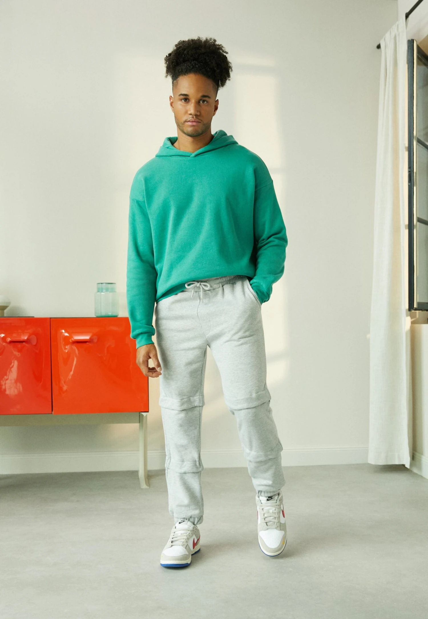 YOURTURN Unisex - Hoodie - Green 4 YOURTURN Unisex - Hoodie - Green - Afbeelding 2