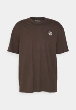 YOURTURN Unisex 2 Pack - T-Shirt Print - BrownPink -Yourturn Verkoopwinkel 40780dd5e2db4647a1eb985af74f2655