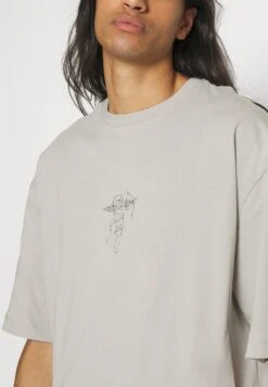 YOURTURN Unisex - T-Shirt Print - Dark Grey -Yourturn Verkoopwinkel 42240957253649e69b9139233ad92560