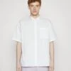 YOURTURN Plain Boxi Fit Unisex - Overhemd -White -Yourturn Verkoopwinkel 4bdbcec6354f4e09ba1389991d2aabb6
