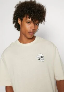 YOURTURN SkullGraphic- T-Shirt Print - Beige -Yourturn Verkoopwinkel 51933a913e1d4c3a999b17b2e224b5c5