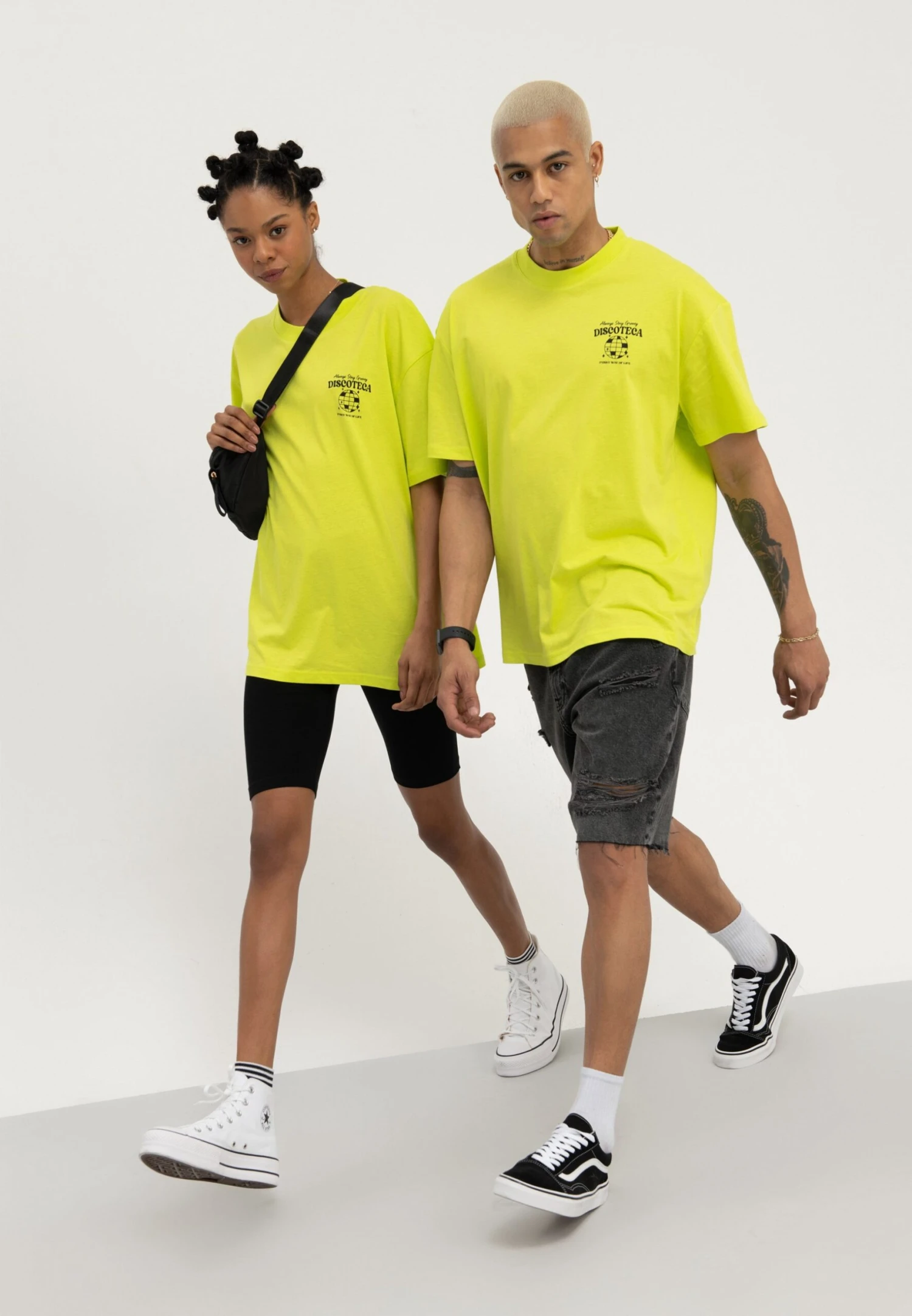 YOURTURN Unisex - T-Shirt Print - Light Green 4 YOURTURN Unisex - T-Shirt Print - Light Green - Afbeelding 2