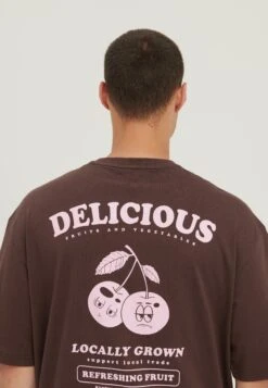 YOURTURN Unisex - T-Shirt Print - Brown -Yourturn Verkoopwinkel 600d46f6f1c04705bd9529850b227bdc