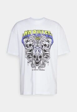 YOURTURN Rule Skull Graphic Tee Unisex - T-Shirt Print - White 10 YOURTURN Rule Skull Graphic Tee Unisex - T-Shirt Print - White -Yourturn Verkoopwinkel 68ce6e2ef5464ff5af39c9b482f98a1a