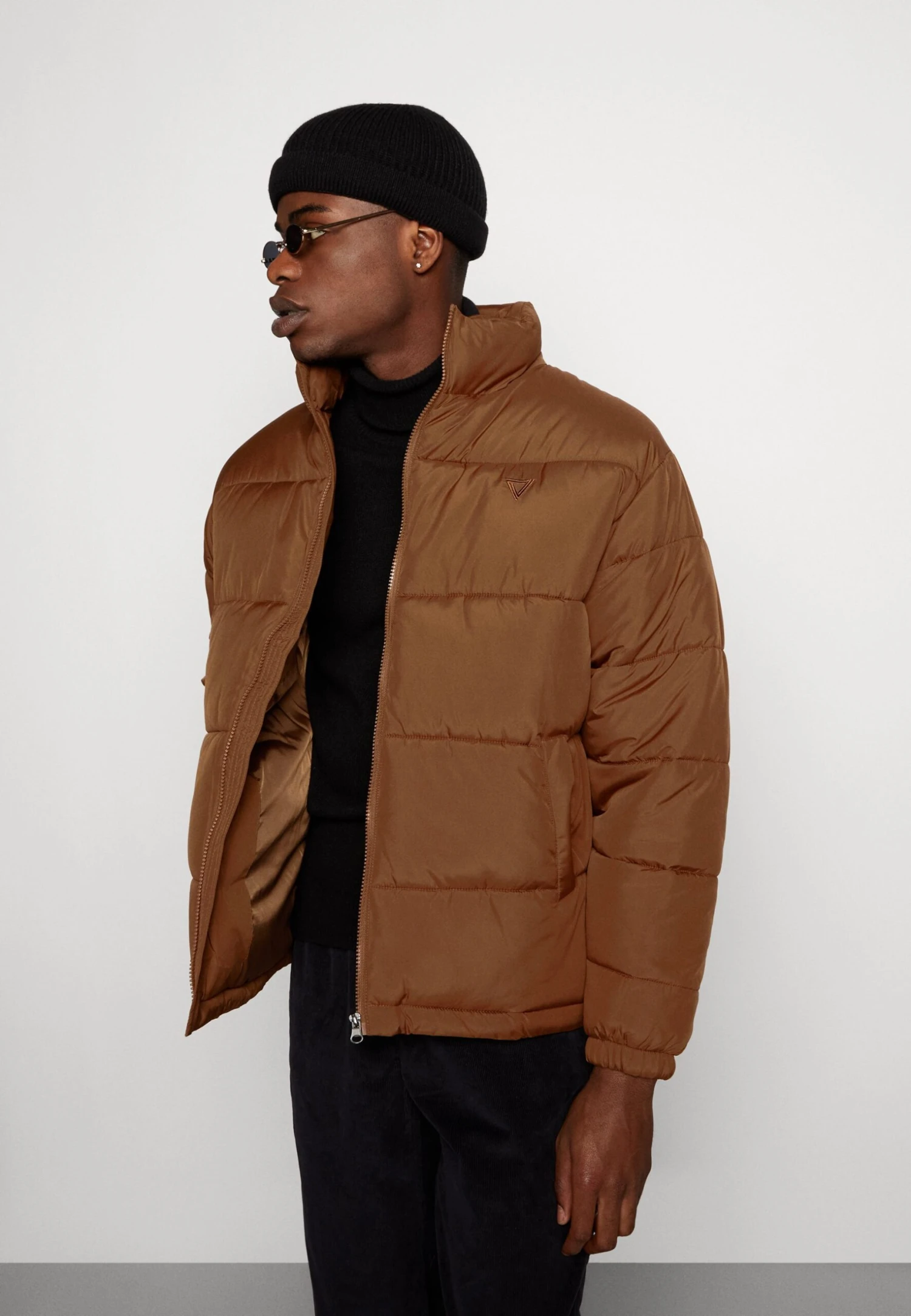 YOURTURN Oversize Puffer Jacket Unisex- Winterjas - Brown 6 YOURTURN Oversize Puffer Jacket Unisex- Winterjas - Brown - Afbeelding 4