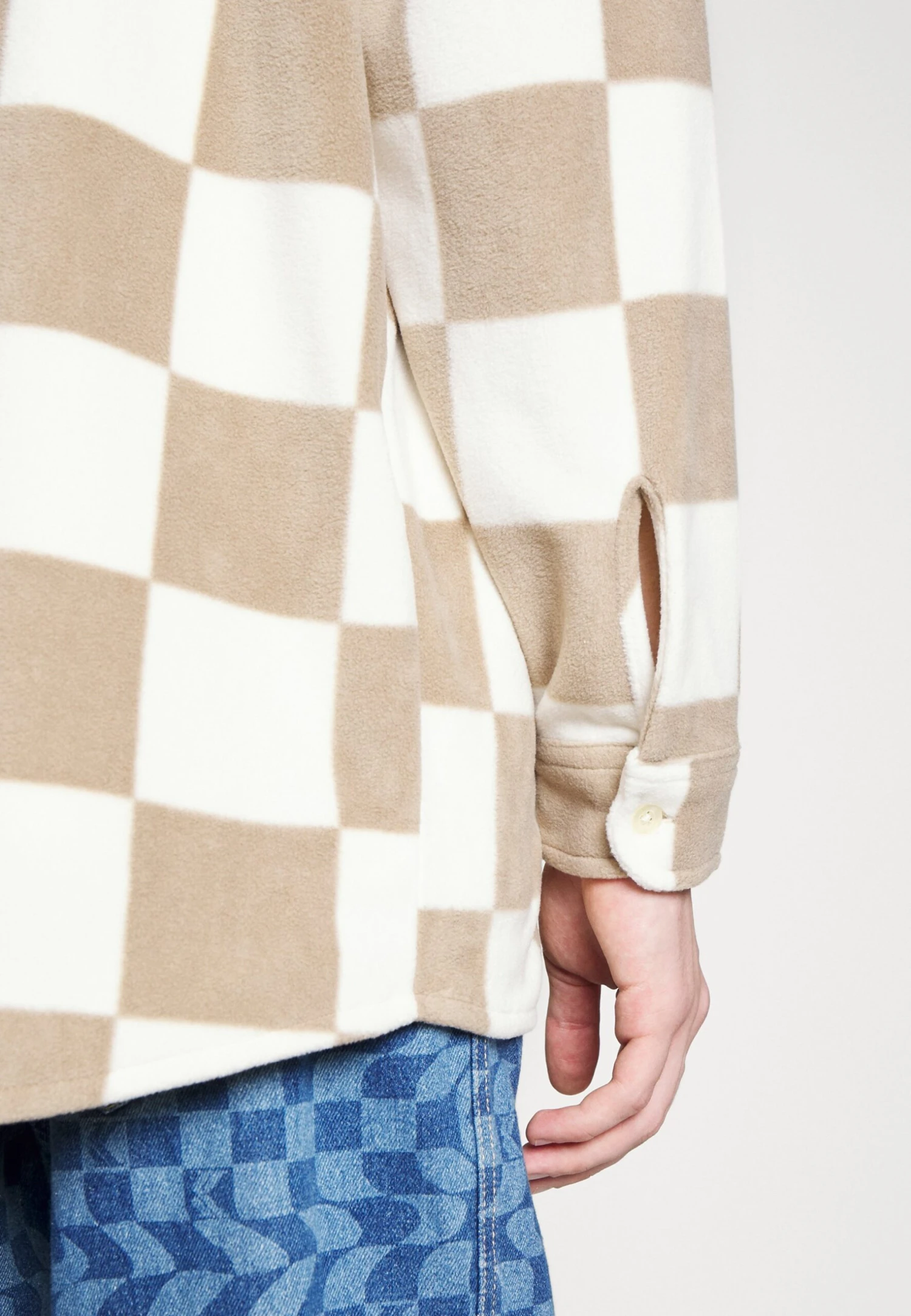 YOURTURN Unisex - Overhemdblouse - Beige 8 YOURTURN Unisex - Overhemdblouse - Beige - Afbeelding 6