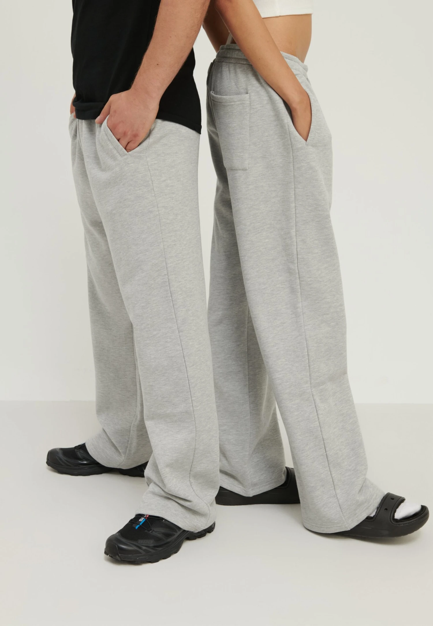 YOURTURN Unisex - Trainingsbroek - Mottled Light Grey 5 YOURTURN Unisex - Trainingsbroek - Mottled Light Grey - Afbeelding 3