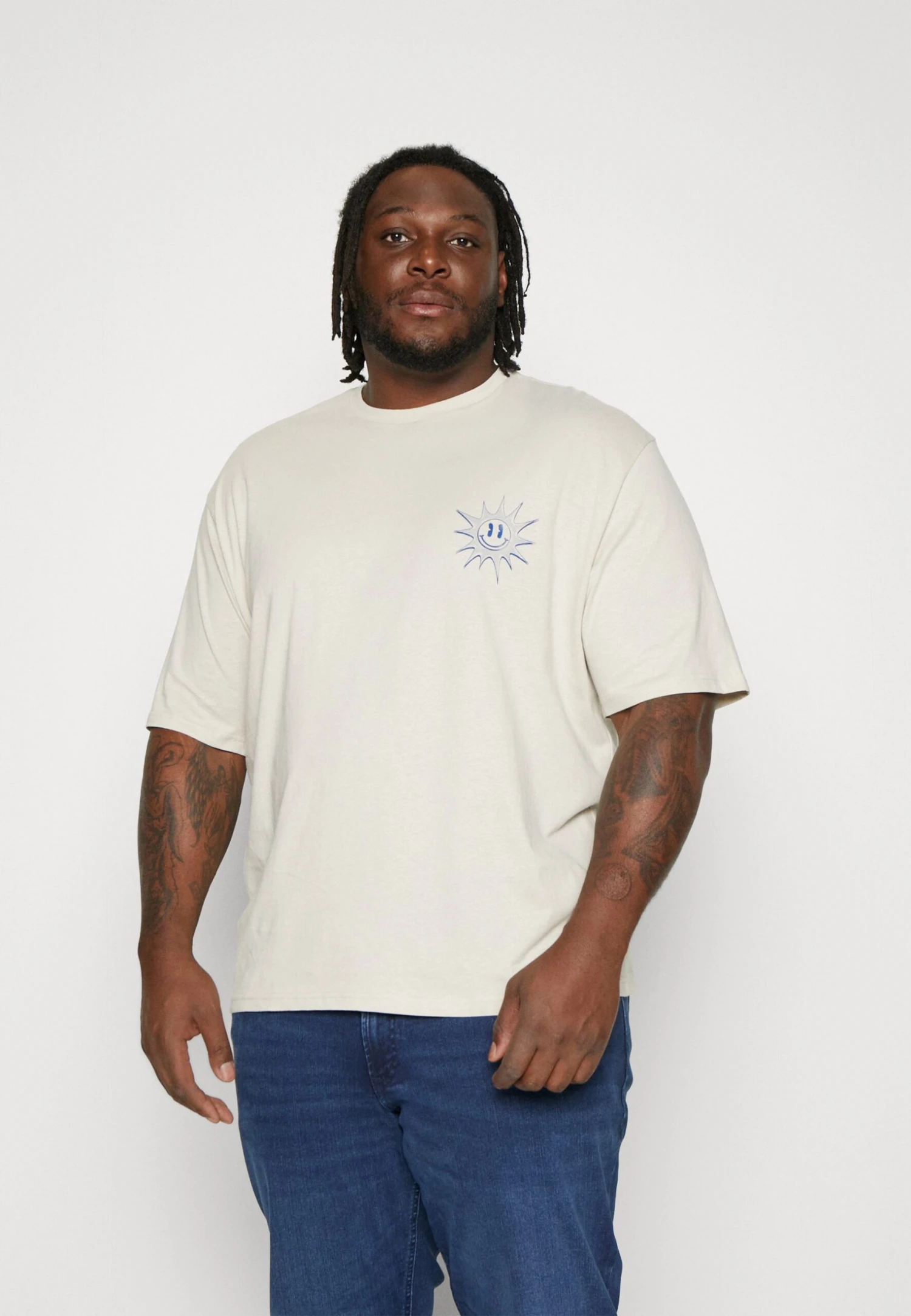 YOURTURN T-Shirt Print - Beige 3 YOURTURN T-Shirt Print - Beige