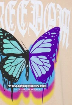 YOURTURN Unisex - T-Shirt Print - Tan -Yourturn Verkoopwinkel 8d497b52e0b54150a15870bfd93a2a5a