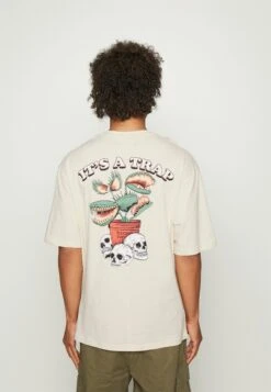 YOURTURN SkullGraphic- T-Shirt Print - Beige -Yourturn Verkoopwinkel 90cb5f2c4b49499ea8f45eddad755389