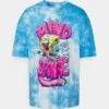 YOURTURN Spongebob Tie Dye Graphic Tee - T-Shirt Print - Blue -Yourturn Verkoopwinkel 97e6520313c4470bb1df18f9d0f20a19