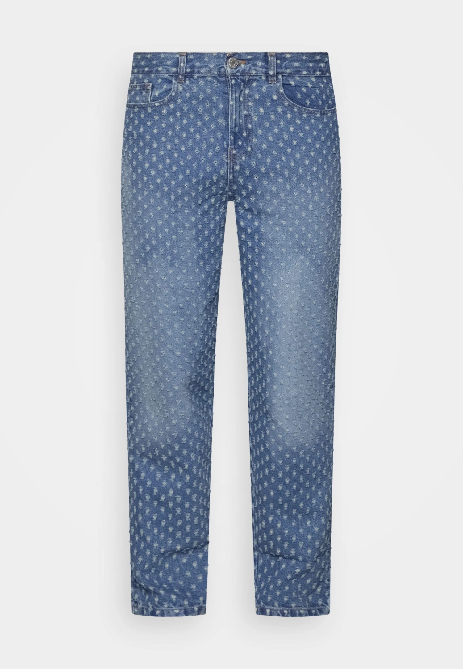 Phluid Project X Yourturn - Heavily Distressed - Relaxed Fit Jeans - Blue Denim 7 Phluid Project X Yourturn - Heavily Distressed - Relaxed Fit Jeans - Blue Denim - Afbeelding 5