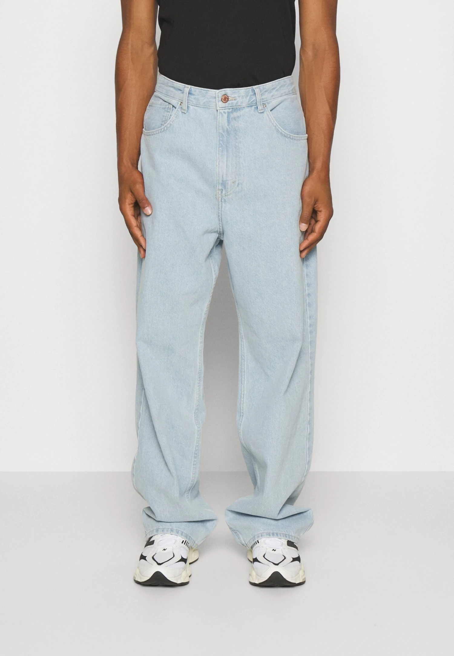 YOURTURN Baggy Jeans Unisex - Relaxed Fit Jeans - Light Blue Denim 3 YOURTURN Baggy Jeans Unisex - Relaxed Fit Jeans - Light Blue Denim