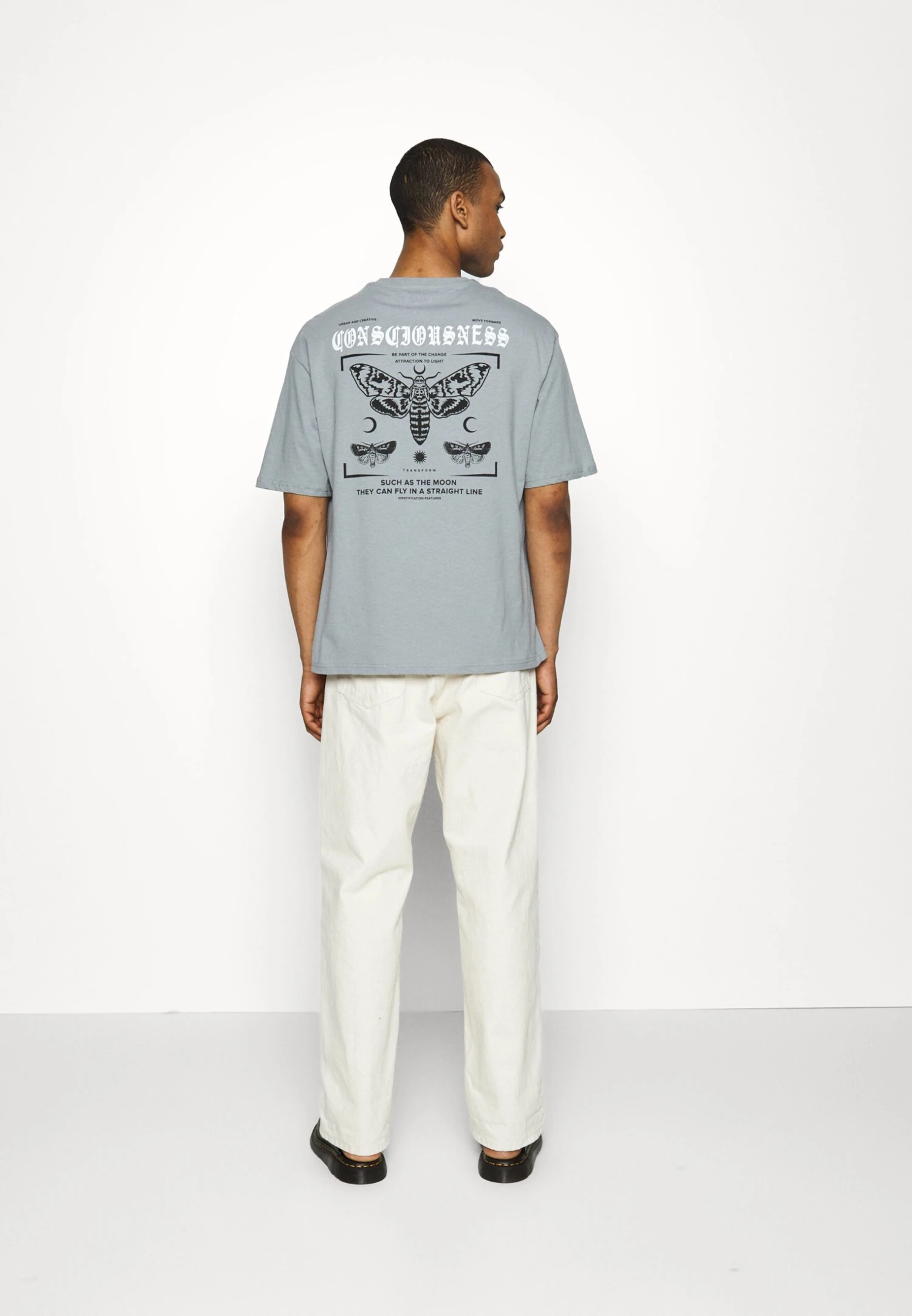 YOURTURN Unisex - T-Shirt Print - Dark Grey 5 YOURTURN Unisex - T-Shirt Print - Dark Grey - Afbeelding 3