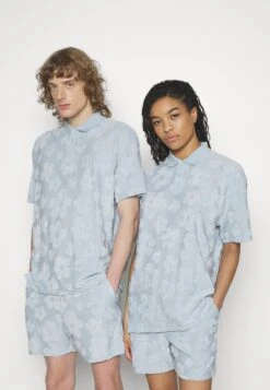 YOURTURN Towelingyt- Poloshirt - 501 - Light Blue