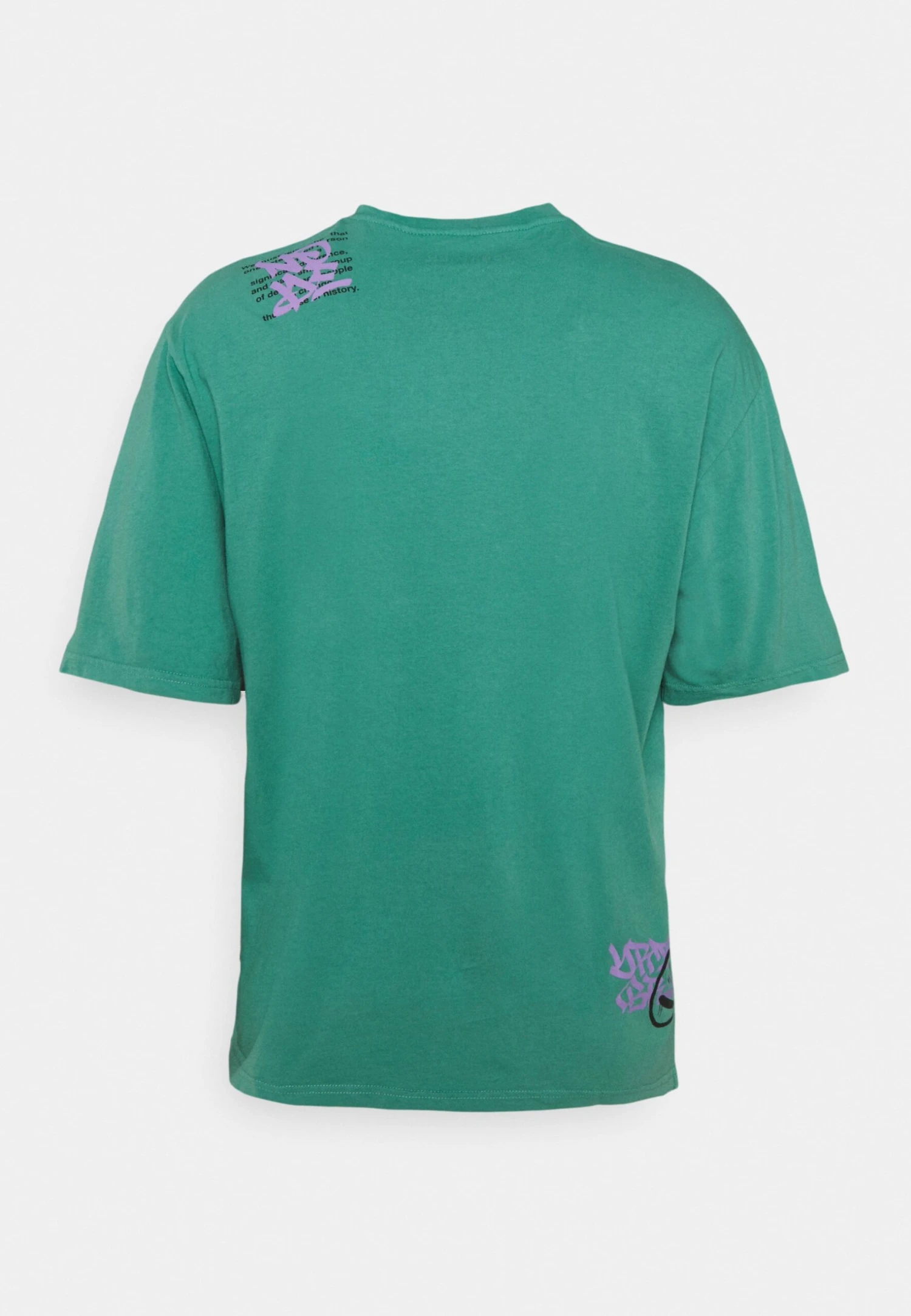 YOURTURN Print Wash Unisex - T-Shirt Print - Green 4 YOURTURN Print Wash Unisex - T-Shirt Print - Green - Afbeelding 2