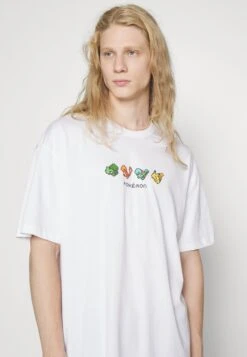 YOURTURN Pokemon Pikachu Unisex - T-Shirt Print - White -Yourturn Verkoopwinkel ab2929ad05b04b95995c6f3e148d443d