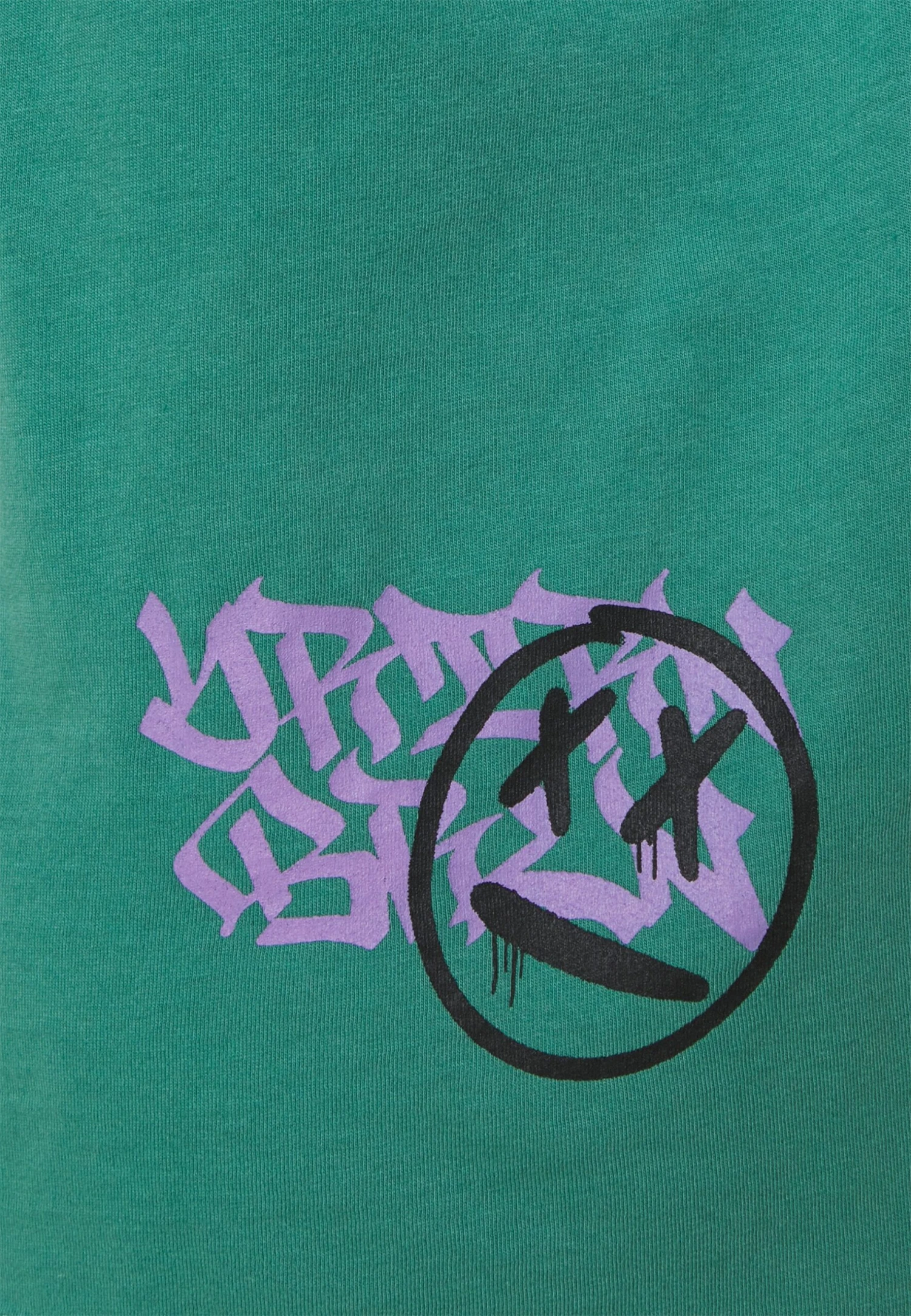 YOURTURN Print Wash Unisex - T-Shirt Print - Green 5 YOURTURN Print Wash Unisex - T-Shirt Print - Green - Afbeelding 3