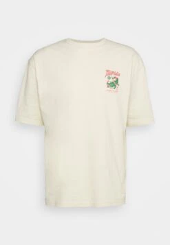 YOURTURN Crocodile Florida Graphic Tee Unisex- T-Shirt Print - Beige -Yourturn Verkoopwinkel b198d671e565489ea5d4e3807bddb05c