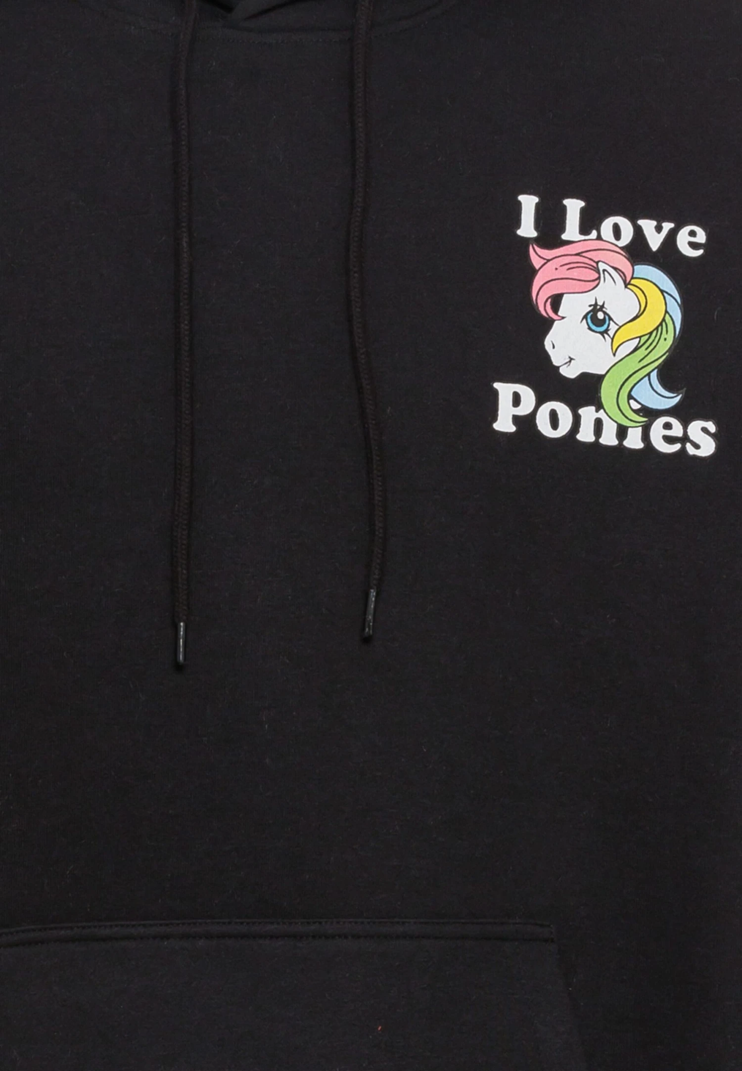 YOURTURN My Little Pony Unisex - Hoodie - Black 5 YOURTURN My Little Pony Unisex - Hoodie - Black - Afbeelding 3