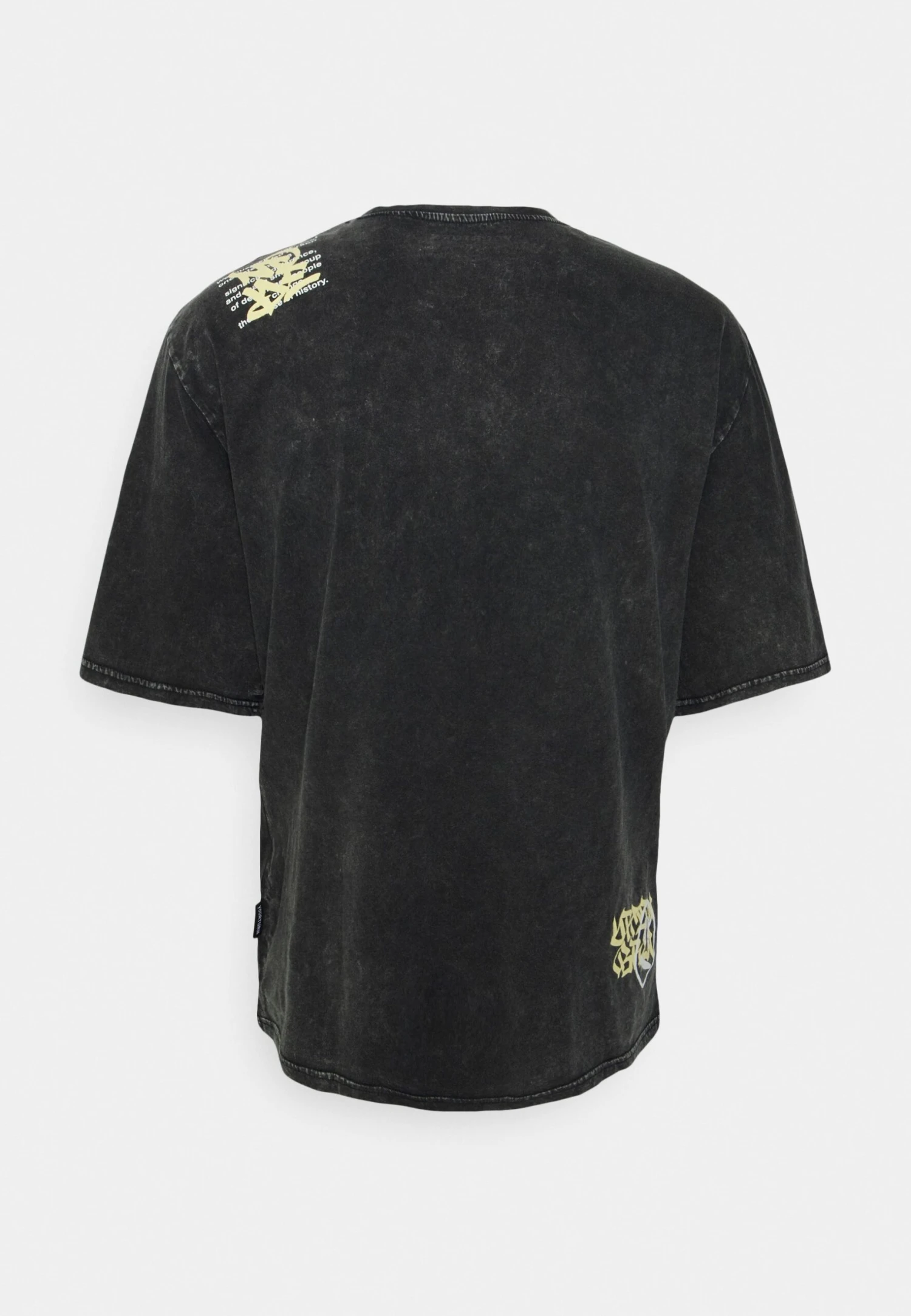 YOURTURN Print Wash Unisex - T-Shirt Print - Black 4 YOURTURN Print Wash Unisex - T-Shirt Print - Black - Afbeelding 2