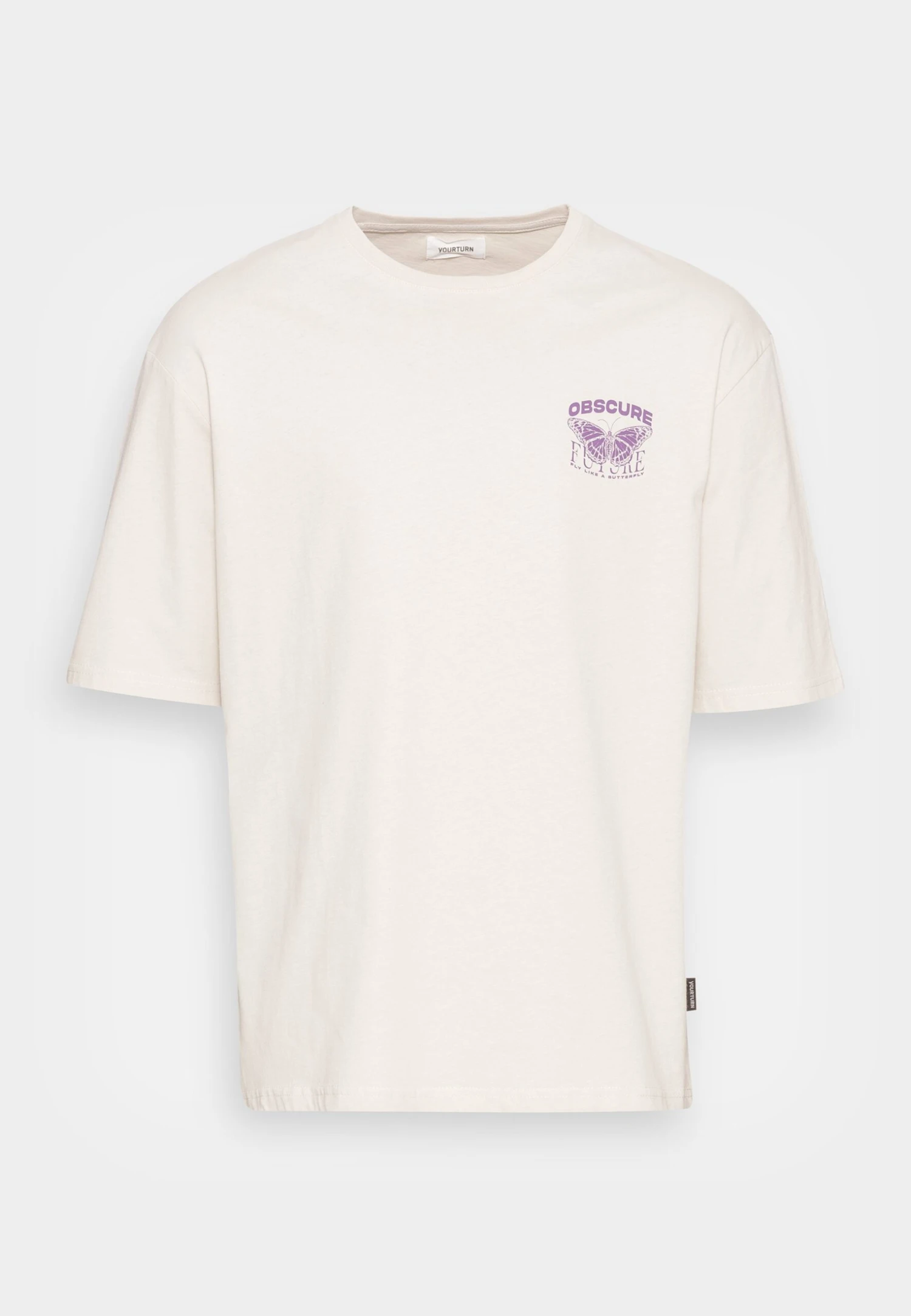 YOURTURN Nostalgia Future Tee Unisex - T-Shirt Print - Grey 6 YOURTURN Nostalgia Future Tee Unisex - T-Shirt Print - Grey - Afbeelding 4