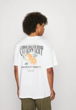 YOURTURN Orange Fruit Graphic Tee- T-Shirt Print - White -Yourturn Verkoopwinkel c0c64de1e78b488f9f5c9e4f8f6a5666