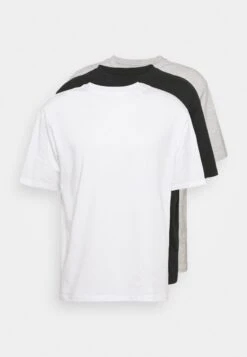 YOURTURN 3Pack Unisex - T-Shirt Basic - Black/Light Grey/White -Yourturn Verkoopwinkel c411850a0b8a439bac75b0aaae65510a