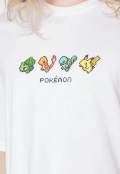 YOURTURN Pokemon Pikachu Unisex - T-Shirt Print - White -Yourturn Verkoopwinkel c859d63ec031460dbb44de3f194a0384