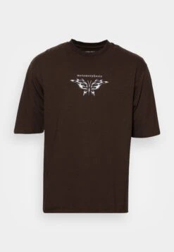YOURTURN Unisex - T-Shirt Print -Dark Brown -Yourturn Verkoopwinkel ca18b6151bd04a5da1b9ef06da836250