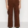 YOURTURN Corduroy Unisex - Cargobroek - Dark Brown -Yourturn Verkoopwinkel ca80e85287d645dc850f871c6e801d99