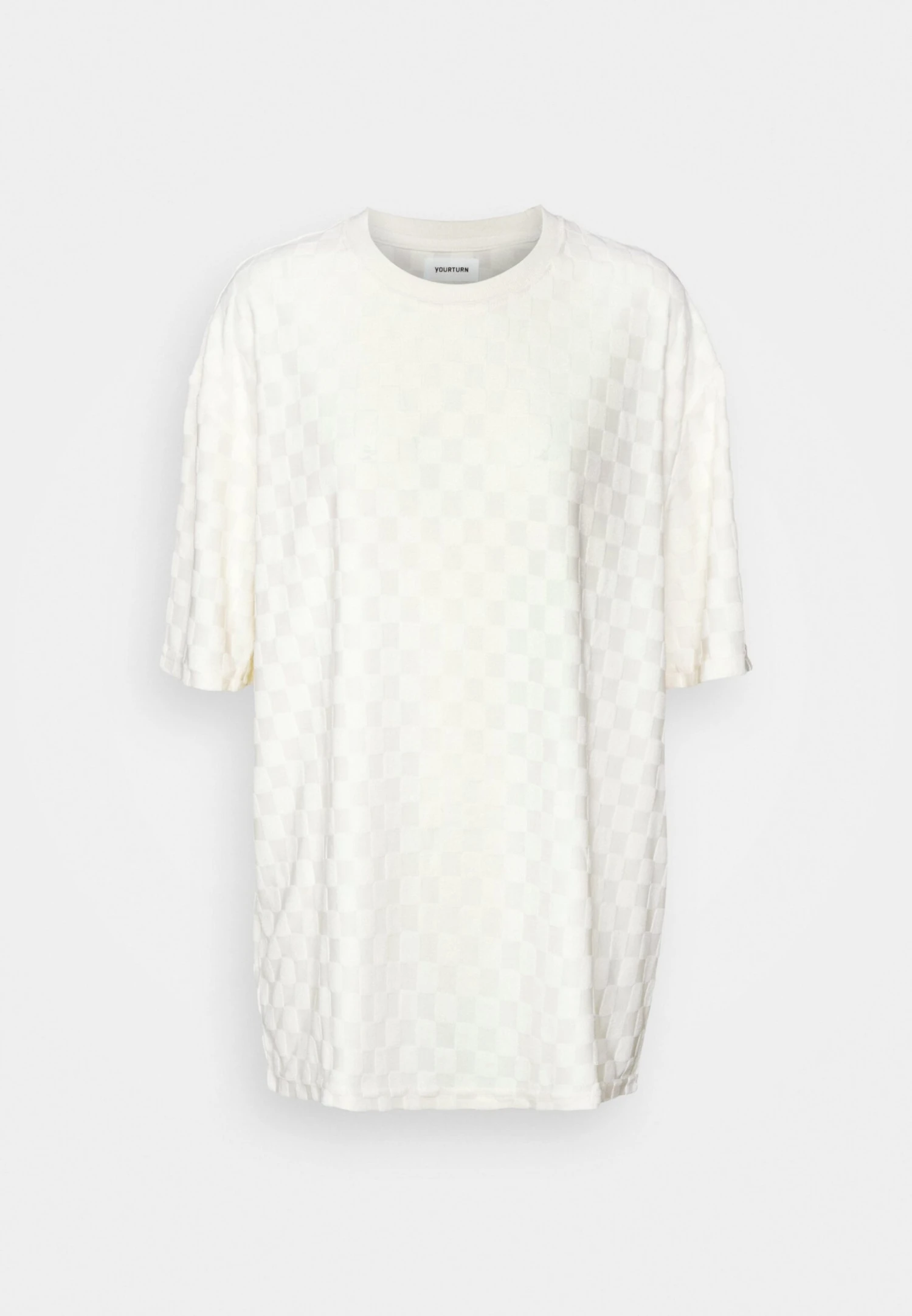 YOURTURN Unisex - T-Shirt Print - Off-White 7 YOURTURN Unisex - T-Shirt Print - Off-White - Afbeelding 5