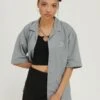 YOURTURN Unisex - Overhemdblouse - Grey 2 YOURTURN Unisex - Overhemdblouse - Grey -Yourturn Verkoopwinkel cb4dbed163d340b5a4a4b53435d72cc6